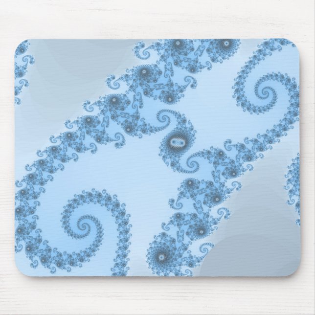 Blaue Tanzmauspad Mousepad (Vorne)