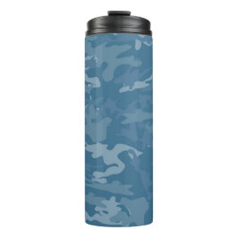 Blaue Tarnungs-/Camouflage-Thermaltrommel Thermosbecher