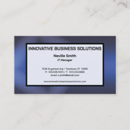 Blaue Textur Technologie High Tech IT Visitenkarte