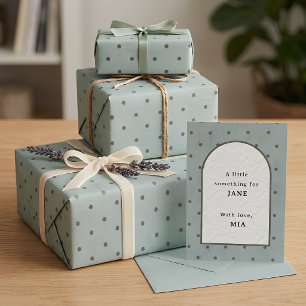 Blaue Texturierte Punkte-Wrap-Papier Geschenkpapier