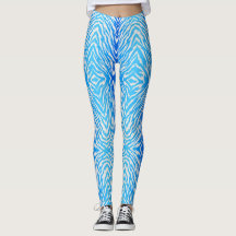 Blaue Tiger Streifen Tierdruck