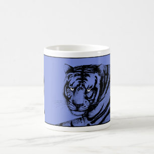 BLAUE TIGER TASSE