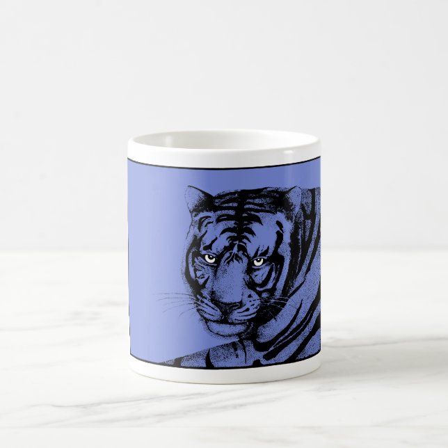 BLAUE TIGER TASSE (Mittel)