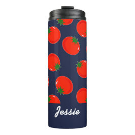 Blaue Tomaten Thermosbecher