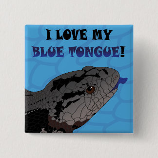 BLAUE TONGUE LIEBE BUTTON