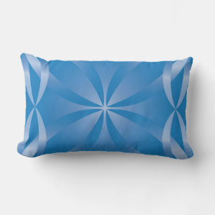 Blaue Topas-Muster Lendenkissen