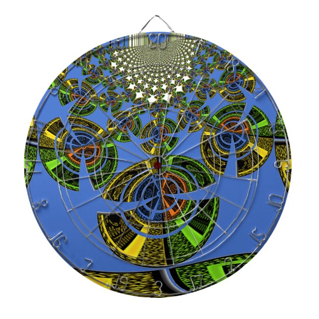 Blaue Tradition Dartscheibe (vorne)