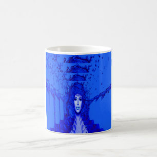Blaue Trance Tasse