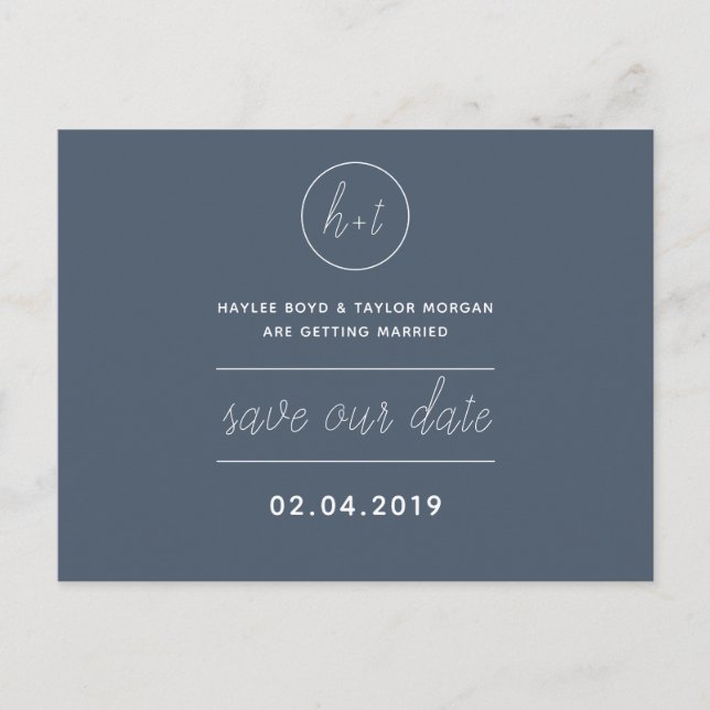 Blaue Träume Postkarte (Vorderseite)