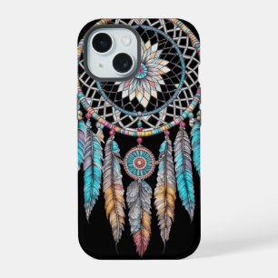 Blaue Traumfänger Mystisch iPhone 15 Hülle