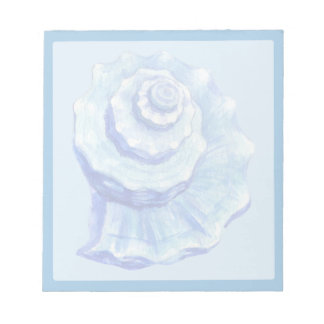 Blaue Tritonsschnecke Notizblock
