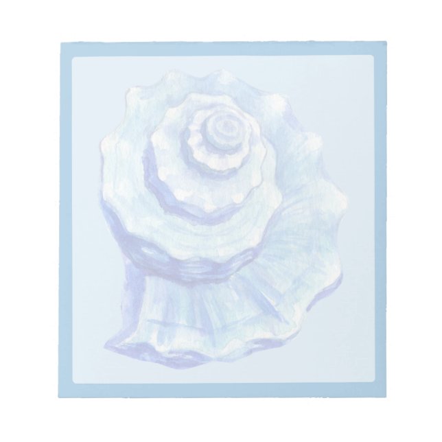 Blaue Tritonsschnecke Notizblock (Vorderseite)