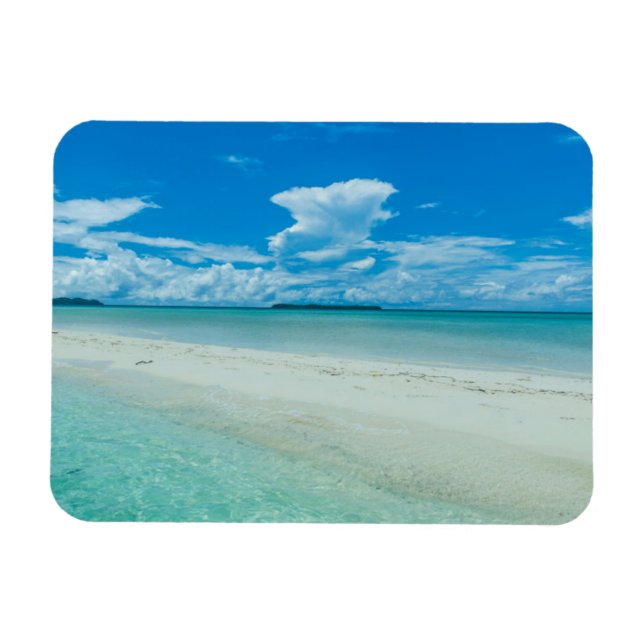 Blaue tropische Küste, Palau Magnet (Horizontal)