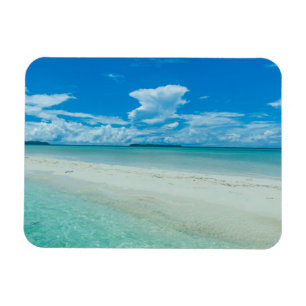 Blaue tropische Meereslandschaft, Palau Magnet