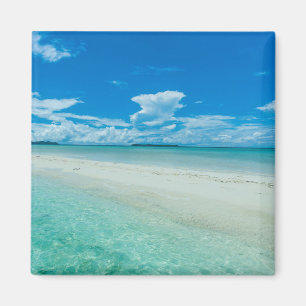 Blaue tropische Meereslandschaft, Palau Magnet