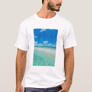 Blaue tropische Meereslandschaft, Palau T-Shirt