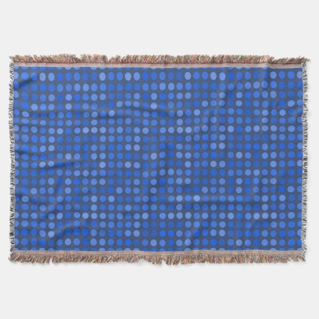 Blaue Tupfen Decke (Vorderseite)