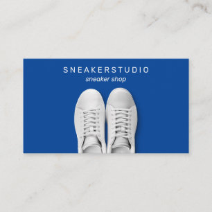 Blaue Turnhalle-Walking-Trekking-Sport-Sneaker-Sch Visitenkarte