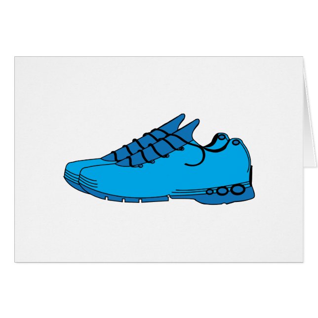 Blaue Turnschuhe (Vorderseite (Horizontal))