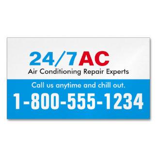 Blaue u. rote Zahl-Erinnerung Magnetische Visitenkarte