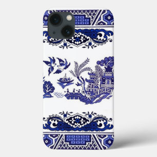 Blaue u. weiße China-blauer Weide-Entwurf Case-Mate iPhone Hülle