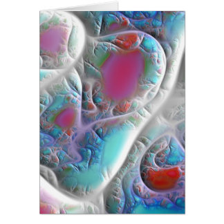 Blaue u. weiße Steppdecke - Magenta-u. Aqua-Freude