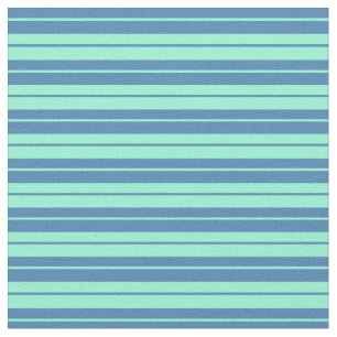 Blaue und Aquamarine-Muster Stoff