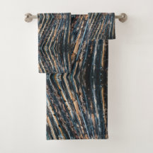 Blaue und braune Holzbalken Foto Perspektive Muste