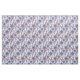 Blaue und braune Ziegen - GetYerGoat™ Stoff