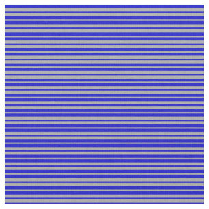 Blaue und dunkelgraue Streifen/Linienmuster Stoff