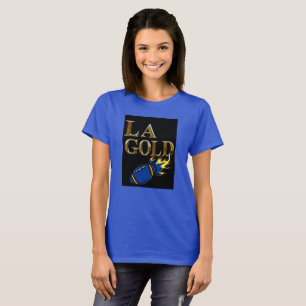 BLAUE UND GELBE FUSSBÄLLE T-Shirt