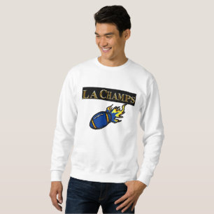 BLAUE UND GELBE FUSSBALLS SWEATSHIRT