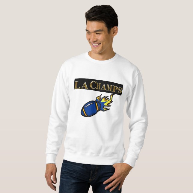 BLAUE UND GELBE FUSSBALLS SWEATSHIRT (Vorne ganz)