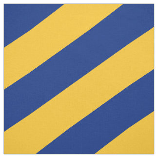 Blaue und gelbe Streifen Stoff