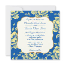 Blaue und gelbe Torfkörbe - französische Landdekor