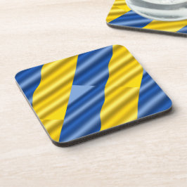 Blaue und Gelbe Ukraine Inspiriert Frieden ohne Kr Getränkeuntersetzer