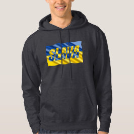 Blaue und Gelbe Ukraine Inspiriert Frieden ohne Kr Hoodie