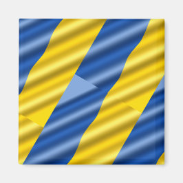 Blaue und Gelbe Ukraine Inspiriert Frieden ohne Kr Magnet