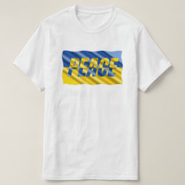 Blaue und Gelbe Ukraine Inspiriert Frieden ohne Kr T-Shirt