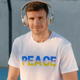 Blaue und Gelbe Ukraine Inspiriert Frieden ohne Kr T-Shirt