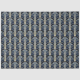 Blaue und goldene Kirche Santa Maria delle Grazie Seidenpapier