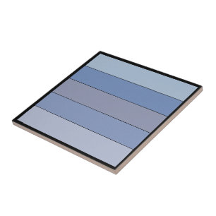Blaue und graue Farbstreifen auf Wasserfarbenpapie Fliese