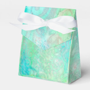 Blaue und grüne Abstrakte Kunst Geschenkschachtel