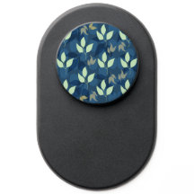 Blaue und grüne Blattmuster