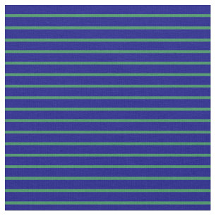 Blaue und grüne Linien/Streifen Muster Stoff