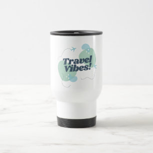 Blaue und grüne Reisen Reisen/Tasse des Nahverkehr Reisebecher