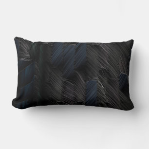 Blaue und grüne Stifte auf blauem Kunststoffbehält Lendenkissen