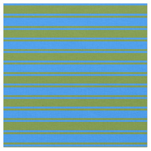 Blaue und grüne Streifen/Linienmuster Stoff