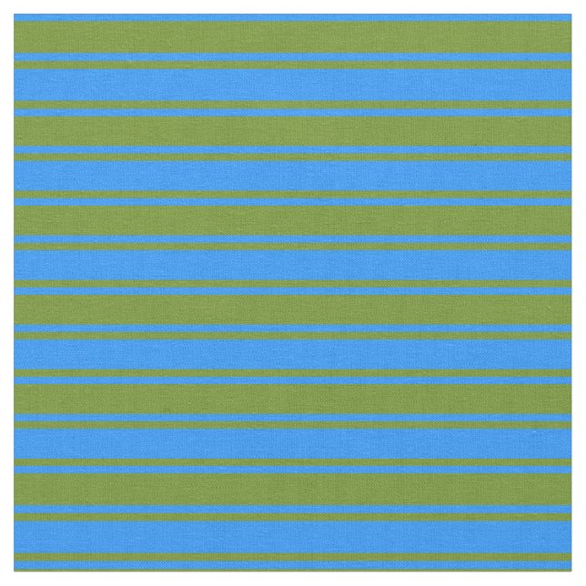 Blaue und grüne Streifen/Linienmuster Stoff (Nahaufnahme)