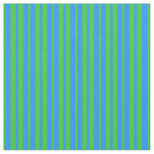 Blaue und grüne Streifen/Linienmuster Stoff